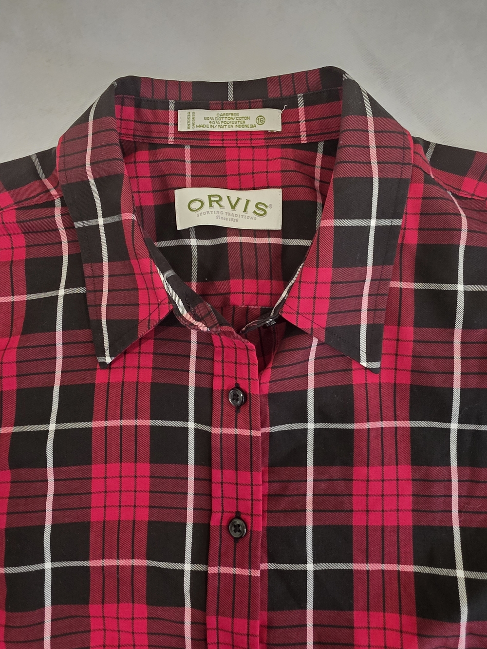 Orvis Designed Cotton Collection All Season Shirt Men Size L